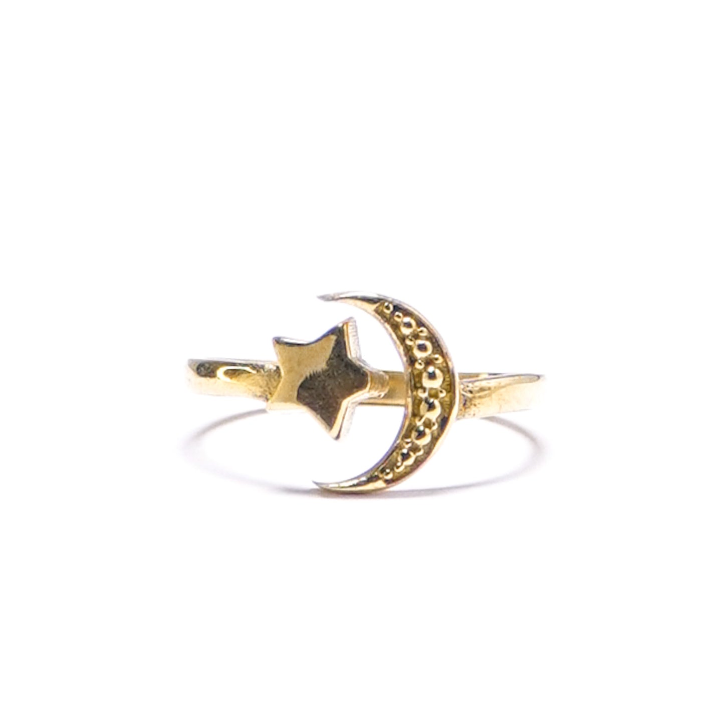 Moon + Star Ring