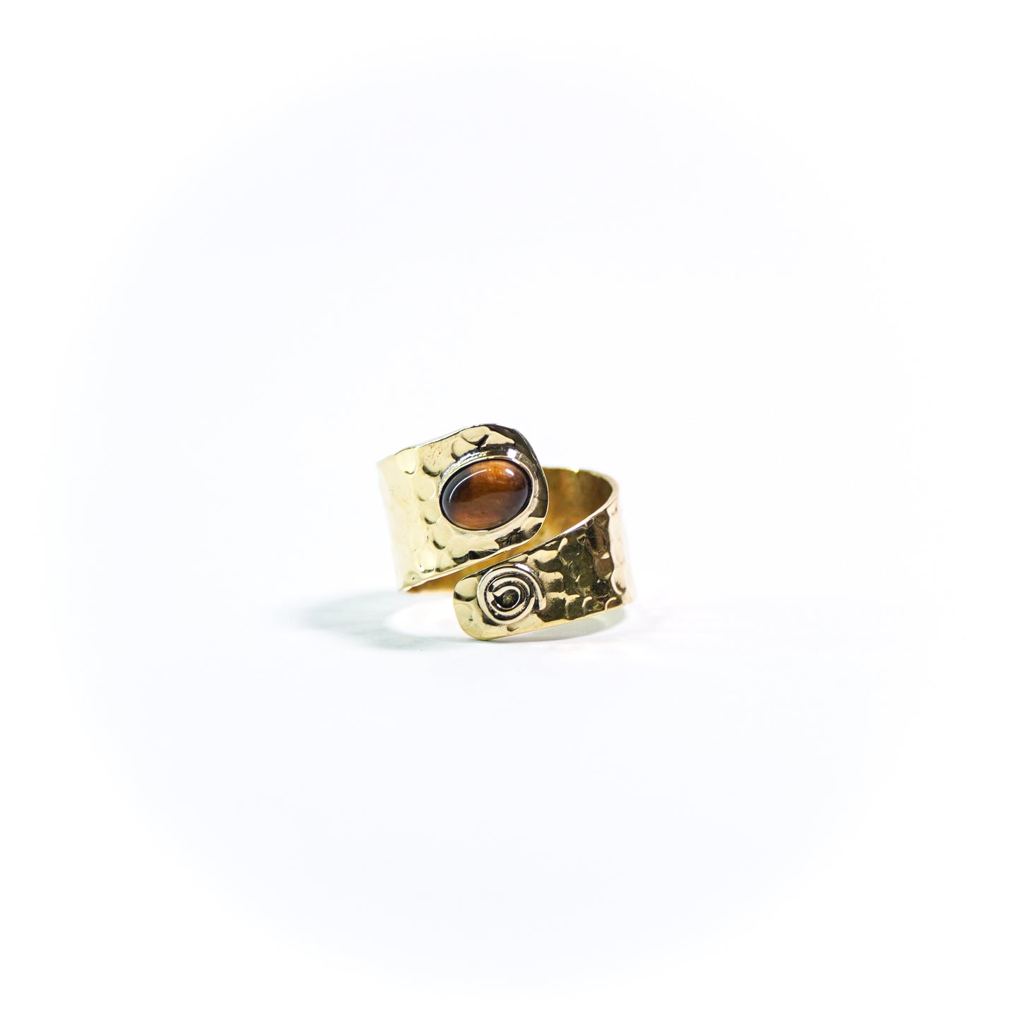 Hammered Wrap Ring