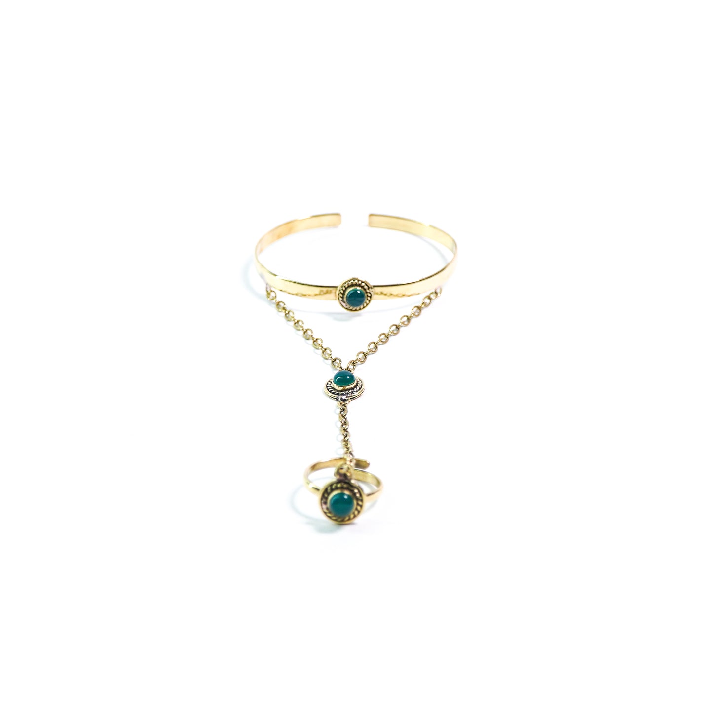 Green Onyx Hand-chain
