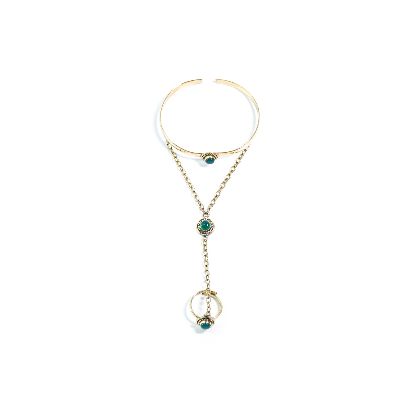 Green Onyx Hand-chain