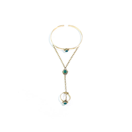 Green Onyx Hand-chain