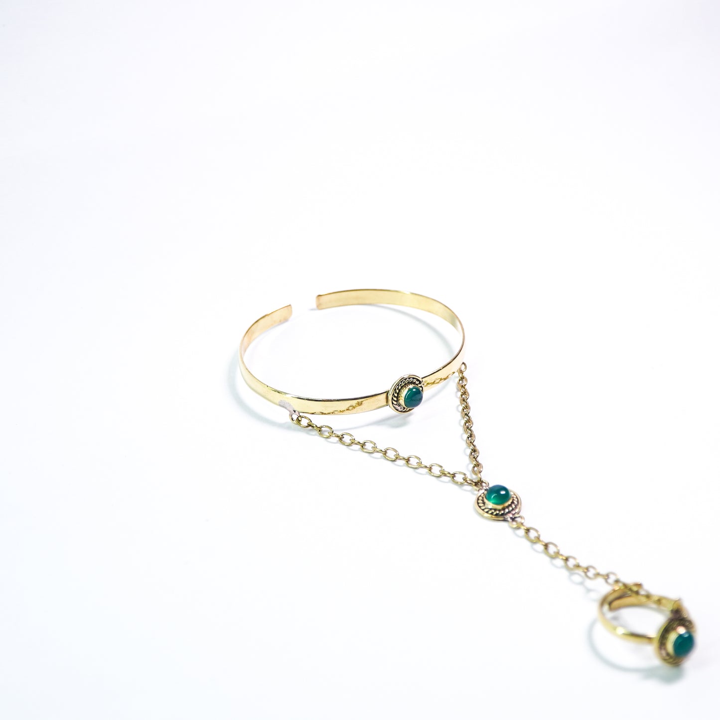 Green Onyx Hand-chain