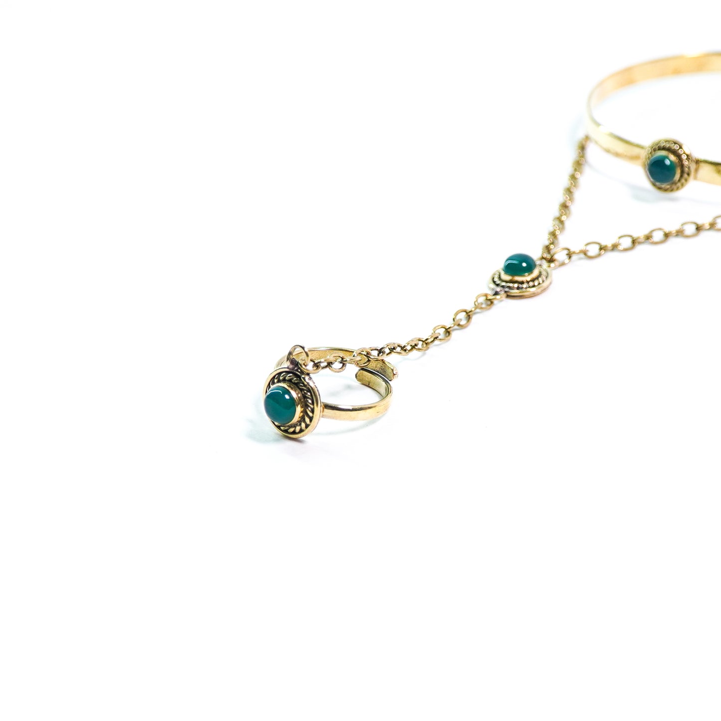 Green Onyx Hand-chain