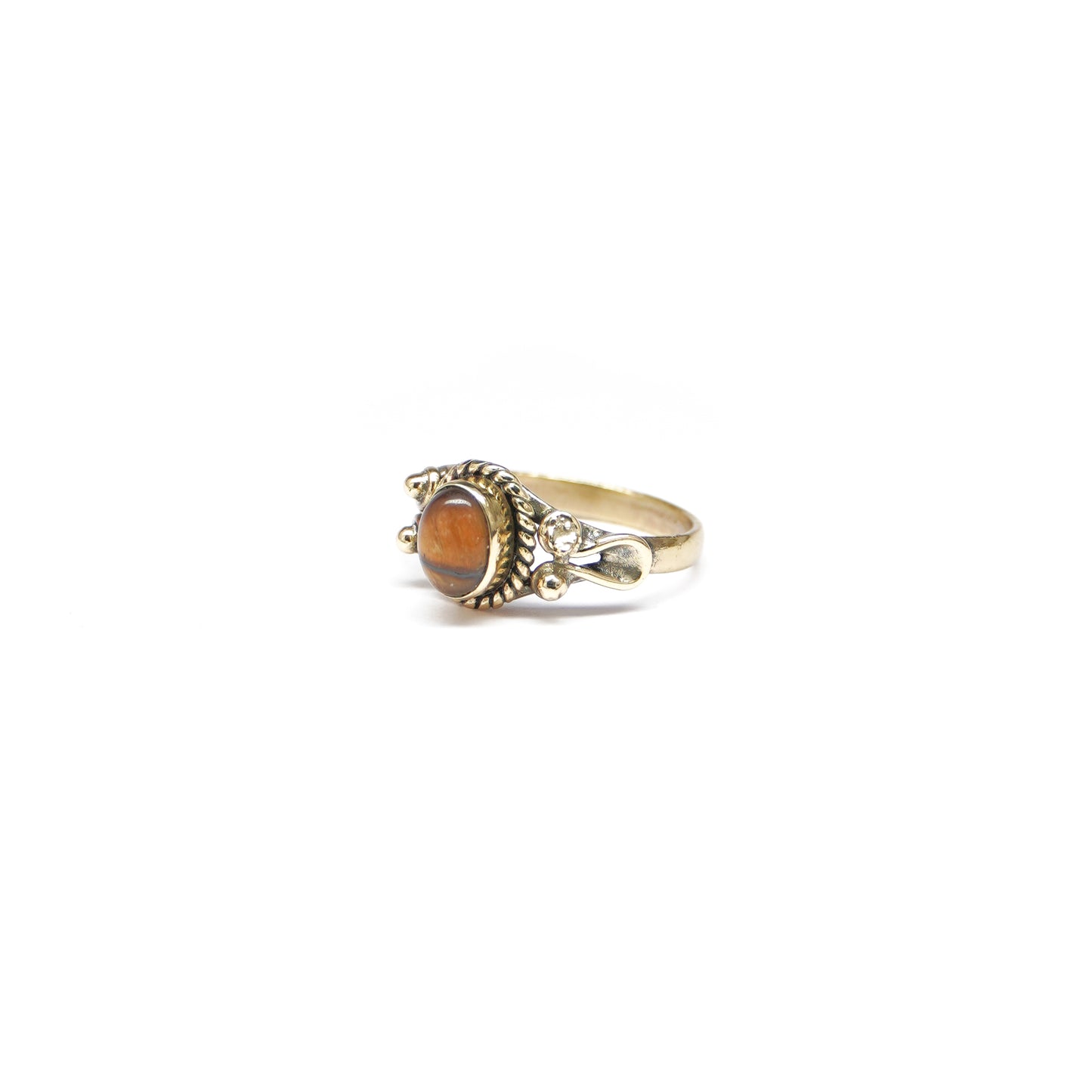 Ornate Oval Stone Ring