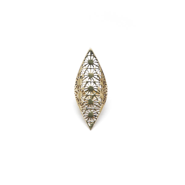 Filigree Marquise Statement Ring