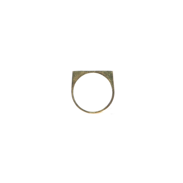 Flat Top Signet Ring