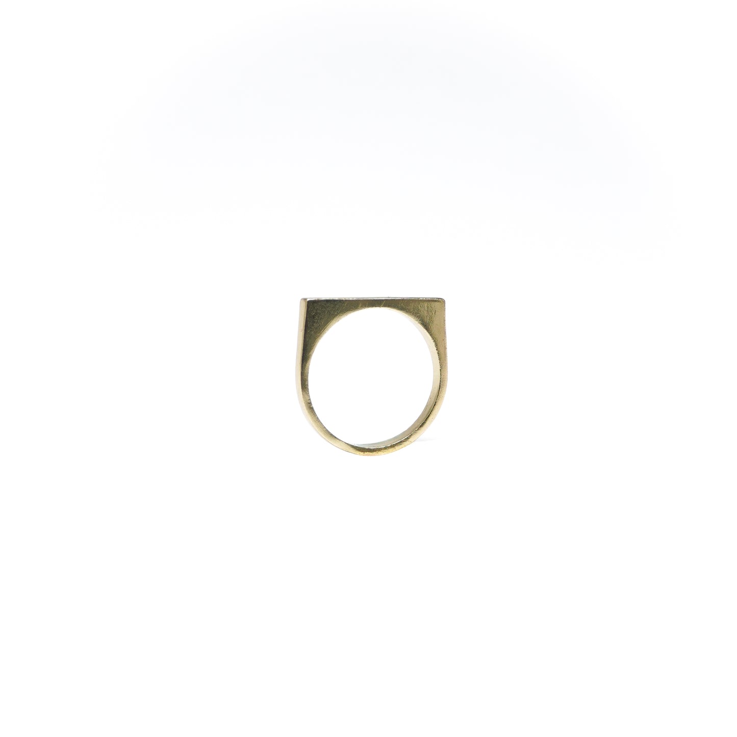 Flat Top Signet Ring