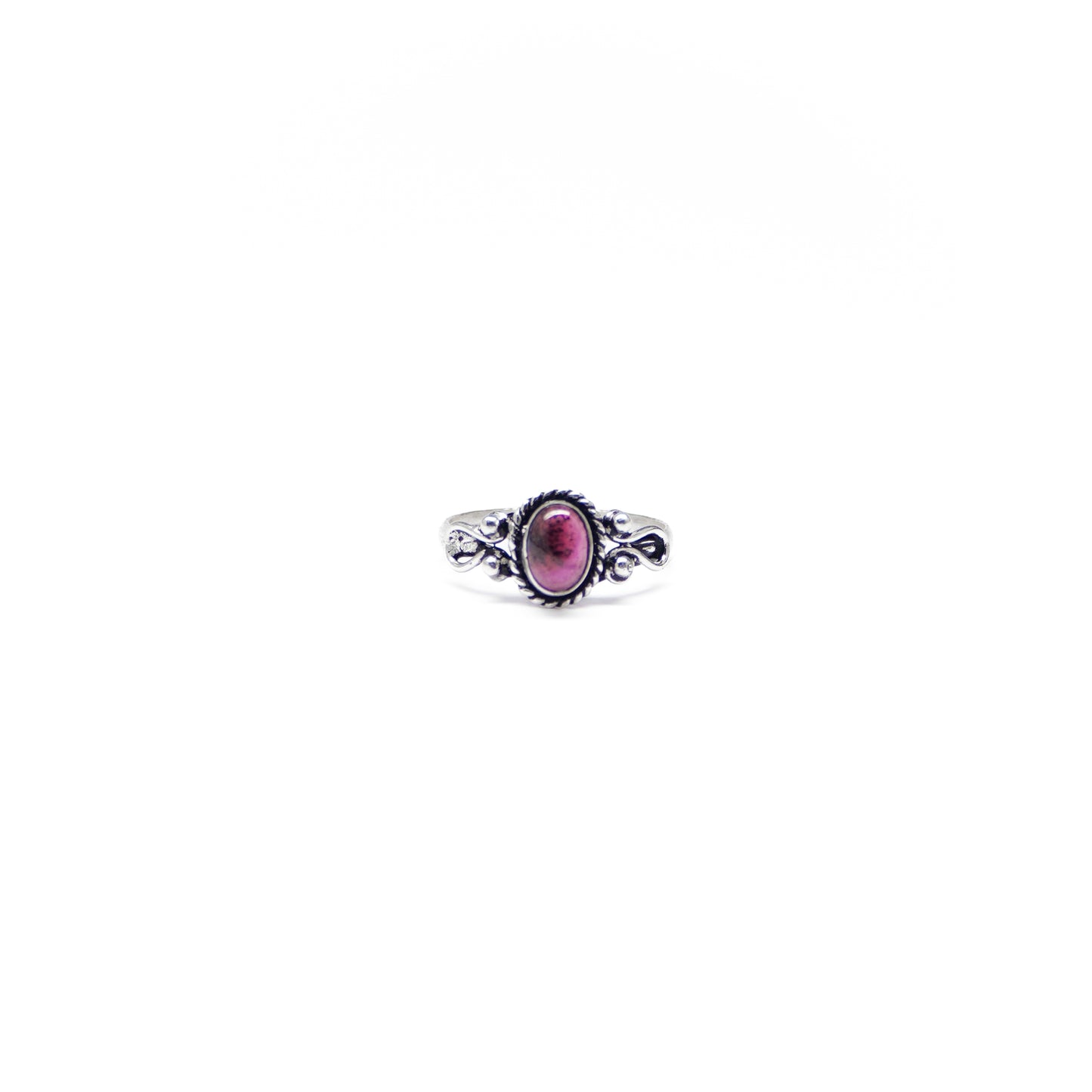 Ornate Oval Stone Ring
