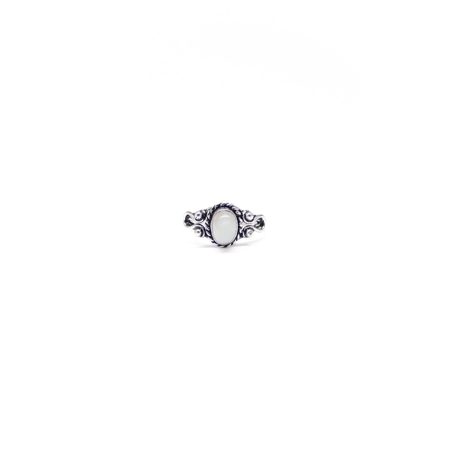 Ornate Oval Stone Ring