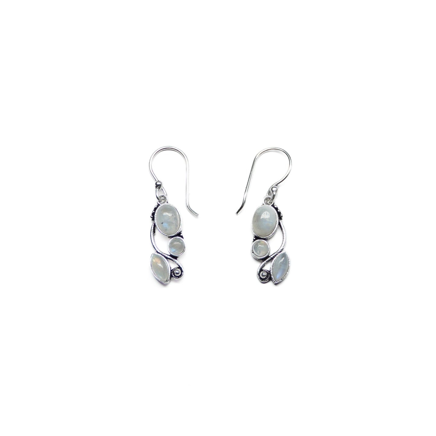 Triple Vine Drop Earrings