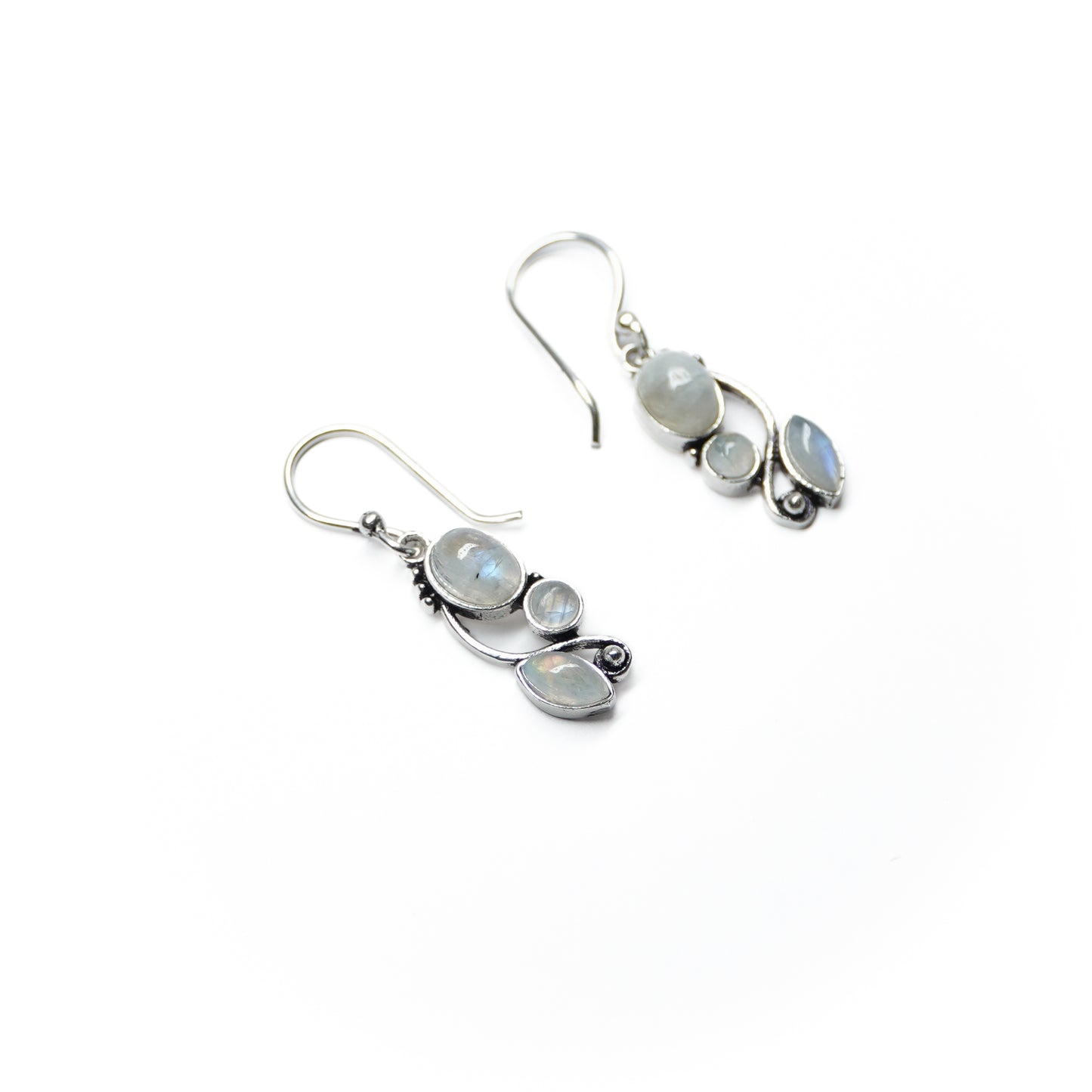 Triple Vine Drop Earrings