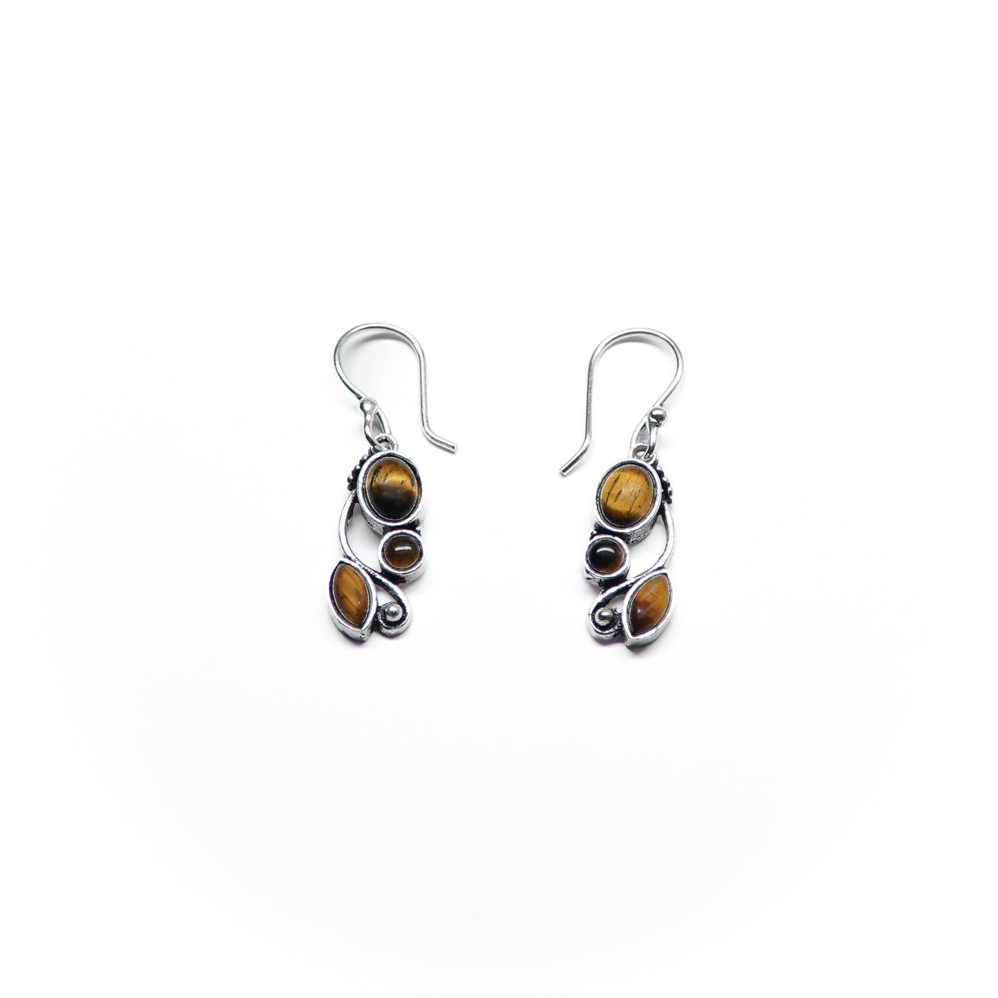 Triple Vine Drop Earrings