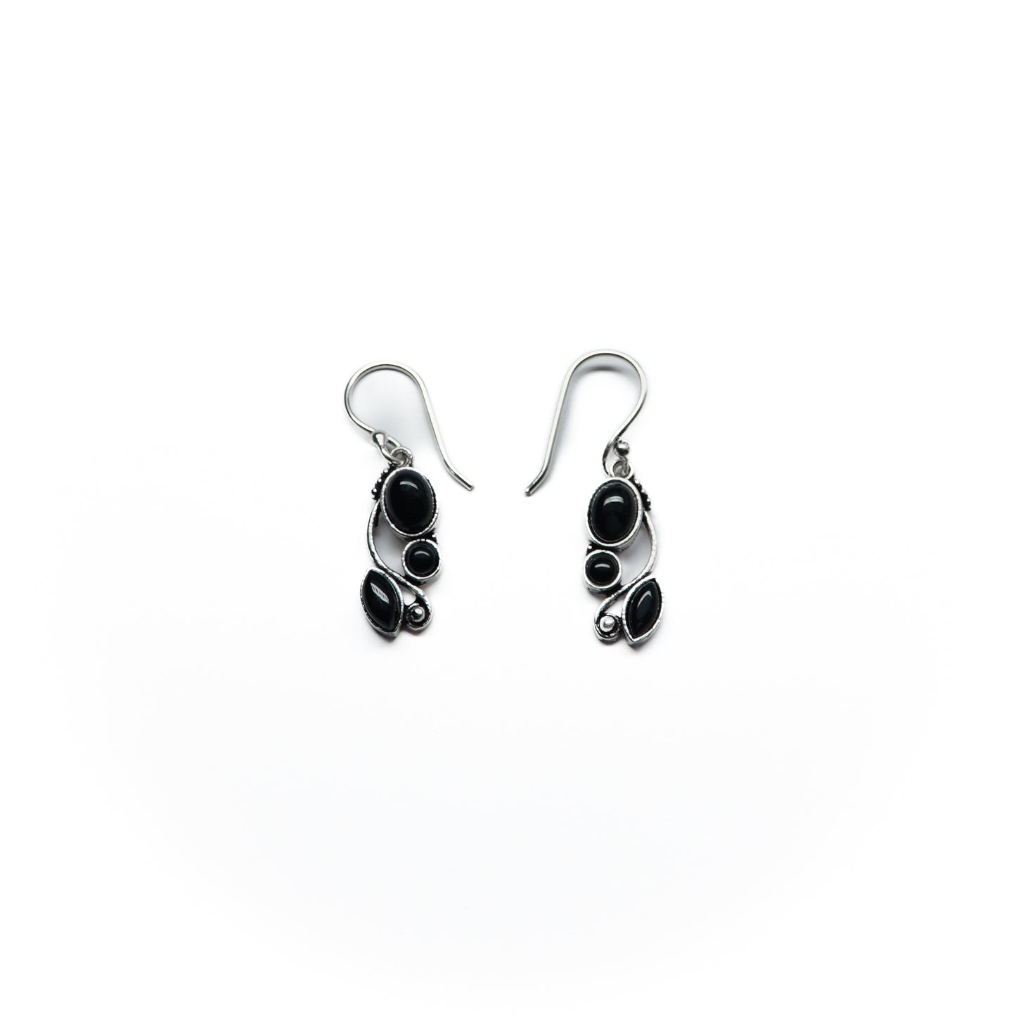 Triple Vine Drop Earrings
