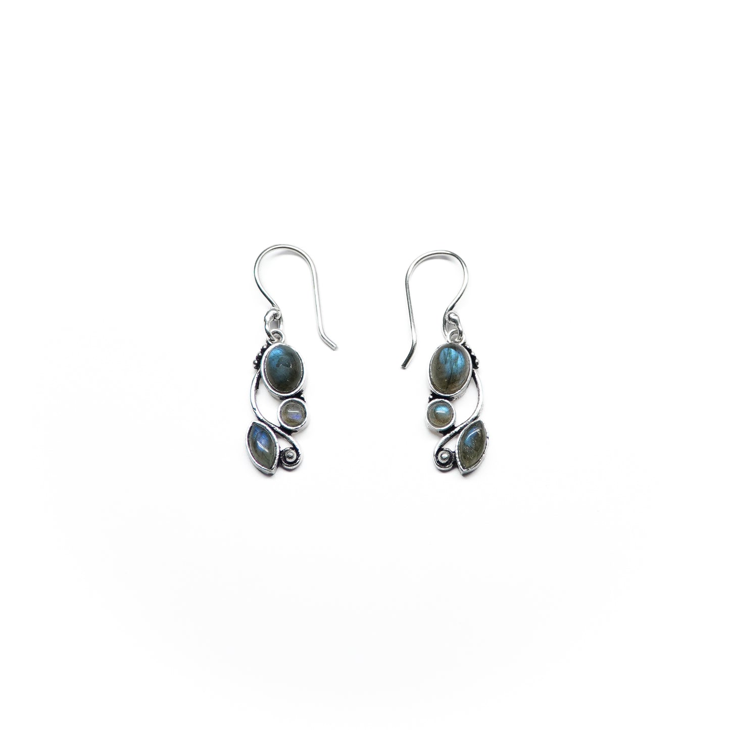 Triple Vine Drop Earrings