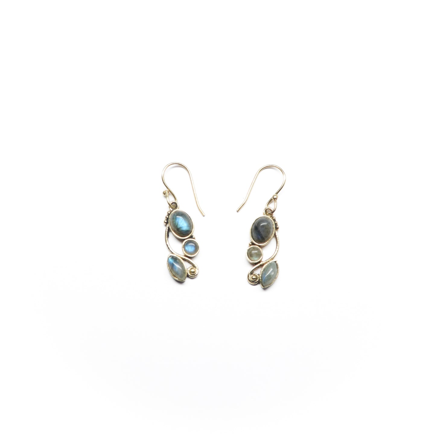 Triple Vine Drop Earrings