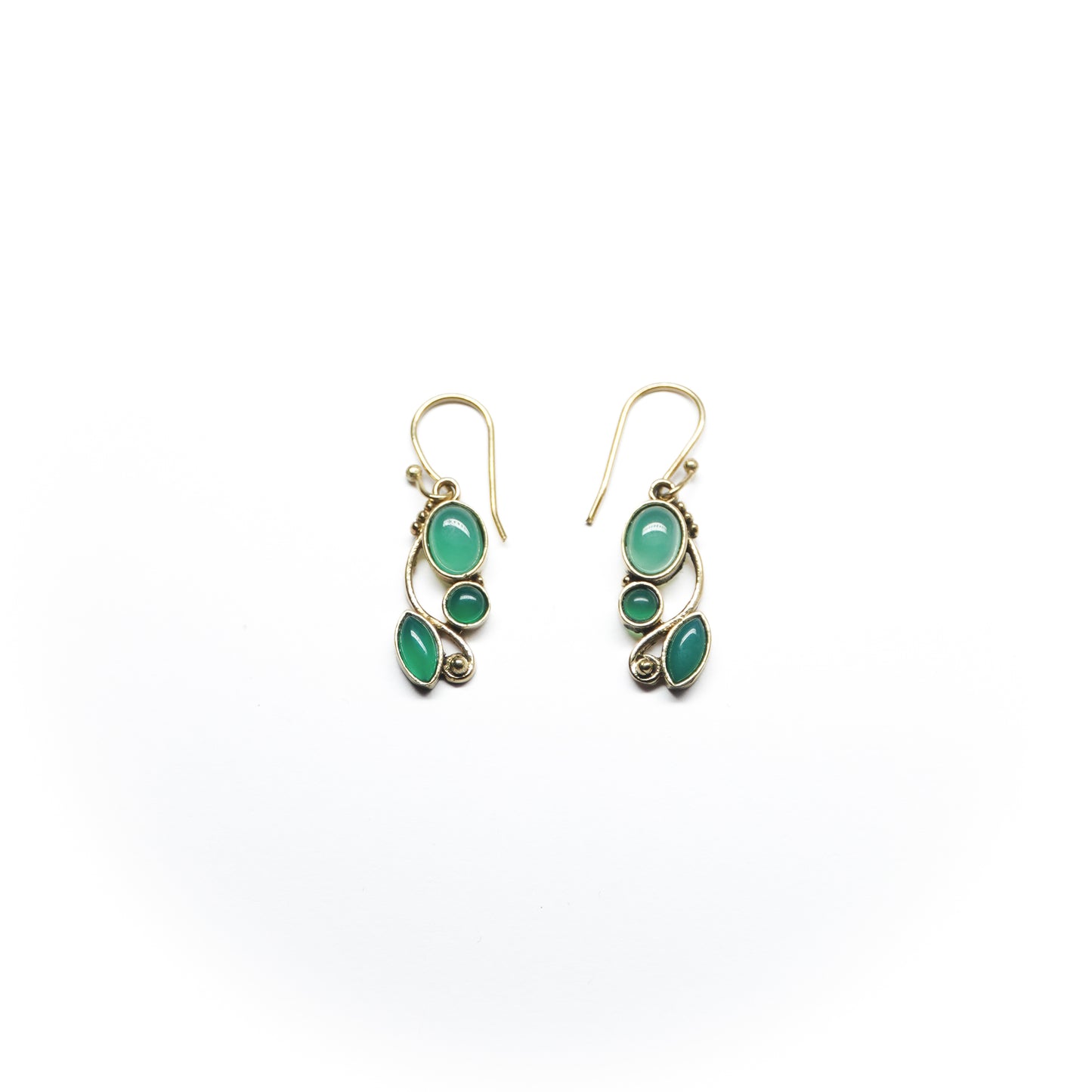 Triple Vine Drop Earrings