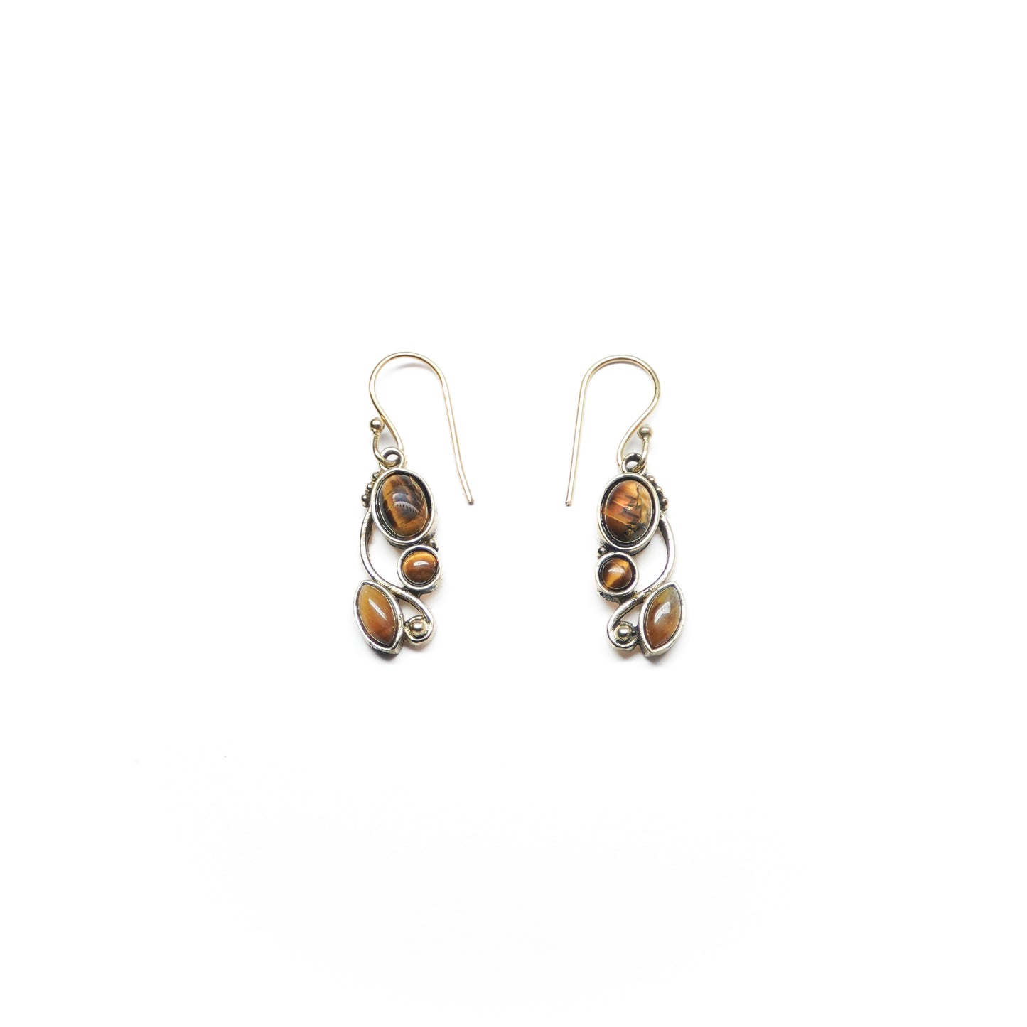 Triple Vine Drop Earrings