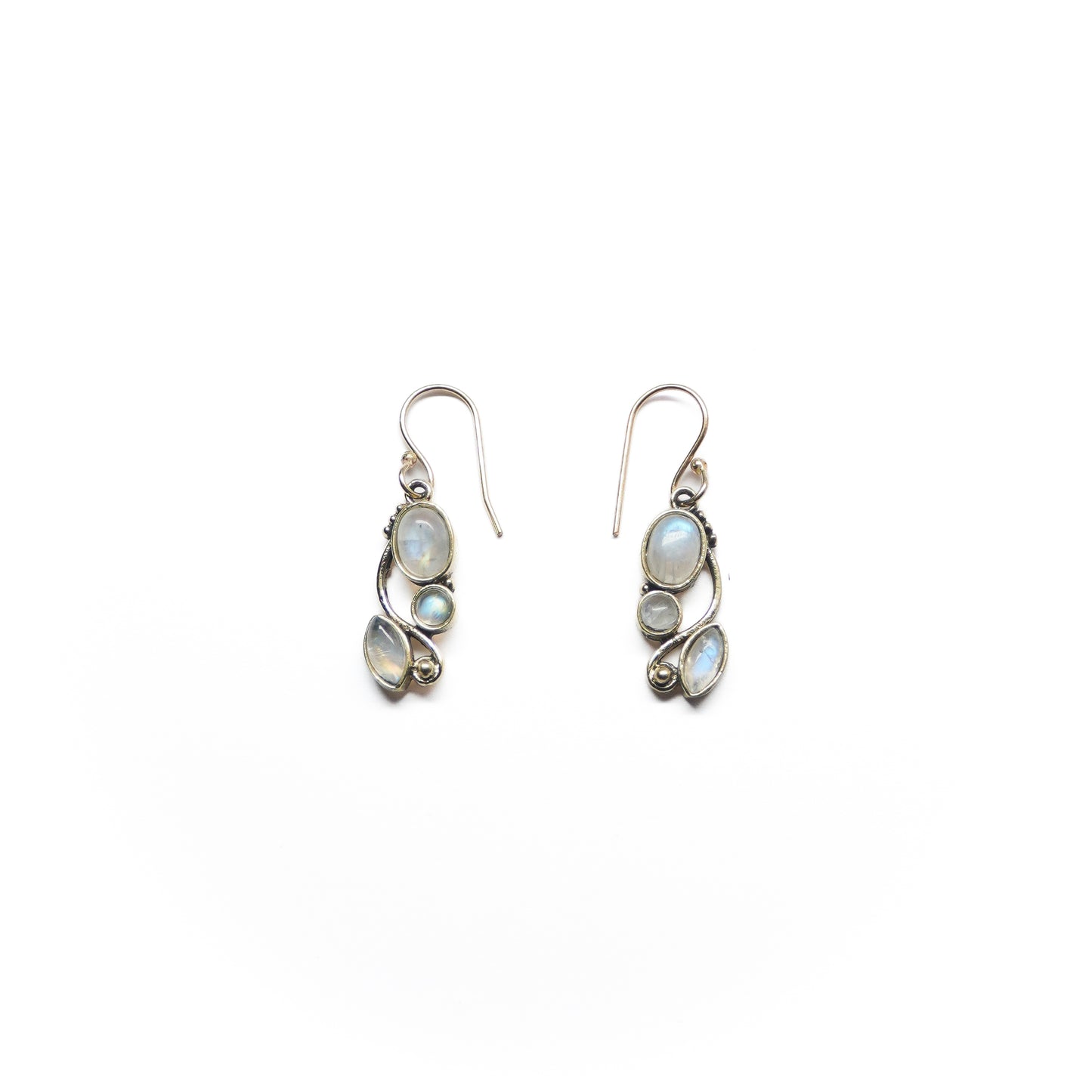 Triple Vine Drop Earrings