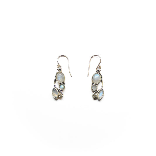 Triple Vine Drop Earrings