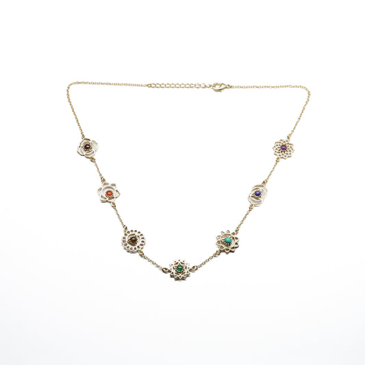 7 Chakra stone necklace