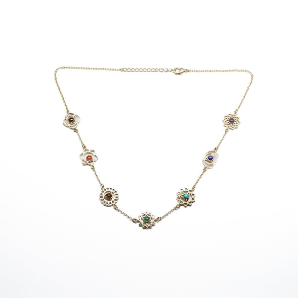 7 Chakra stone necklace