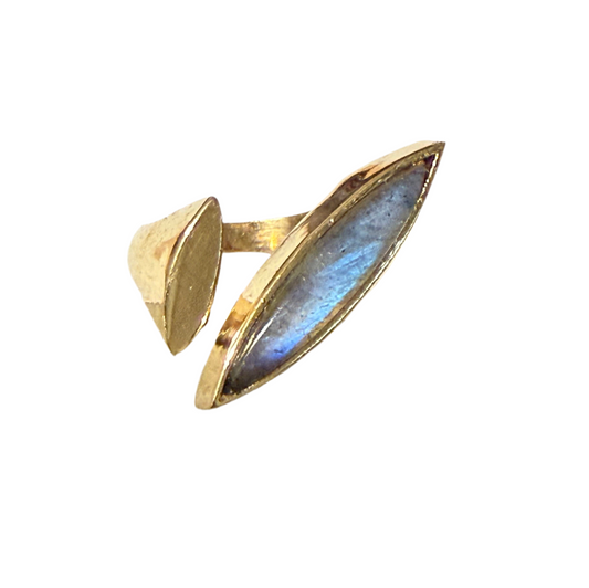Labradorite Oval Ring