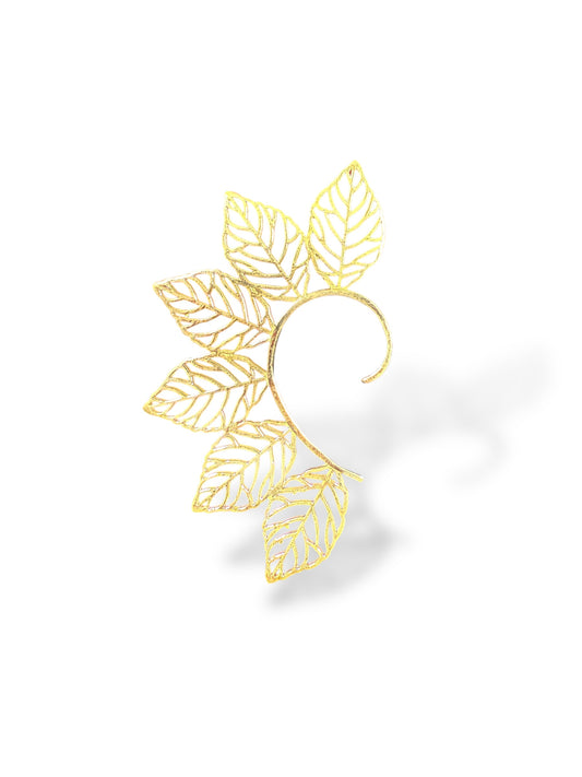 Leaf filigree cuff