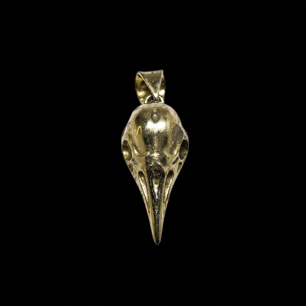 Raven Skull Pendant