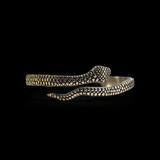Serpent Wrap Cuff Bracelet