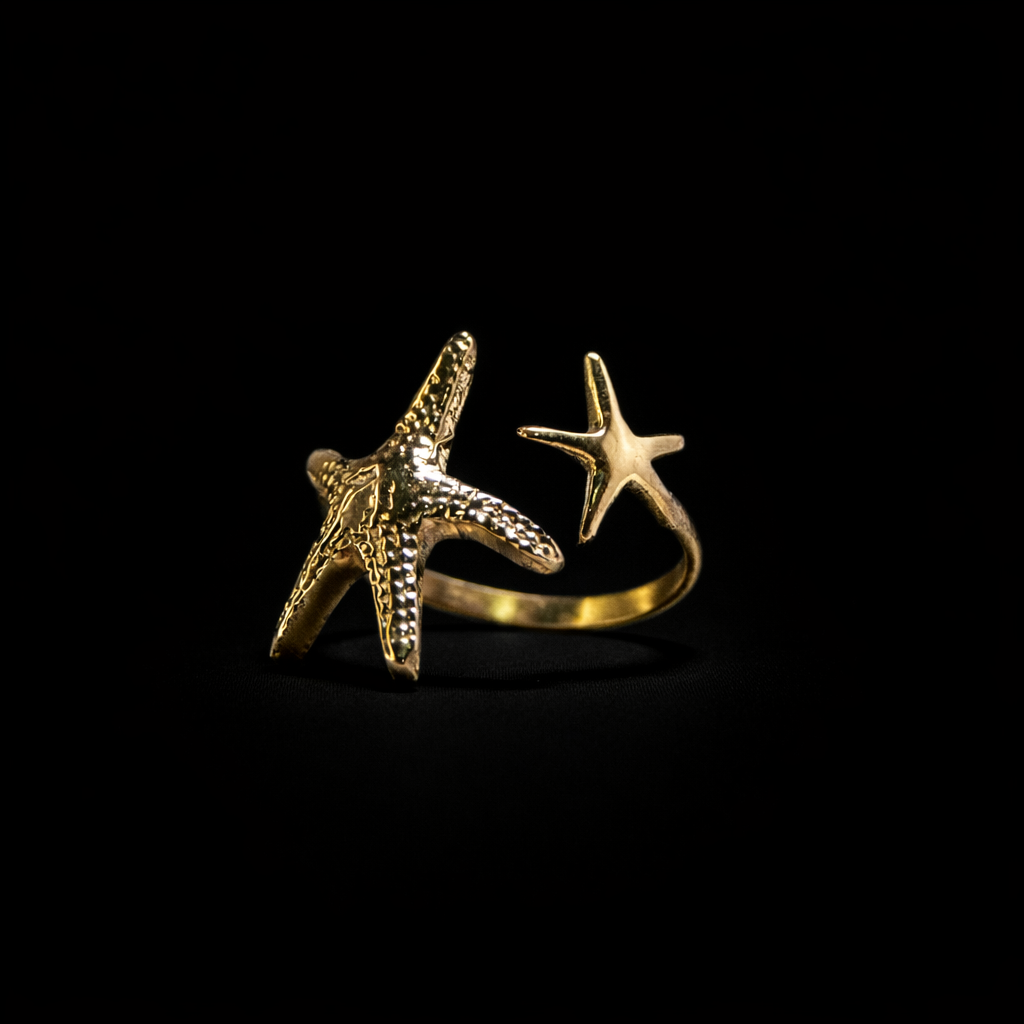 Double Starfish Ring