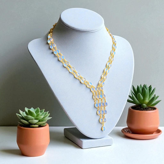 Waterfall Opal necklace