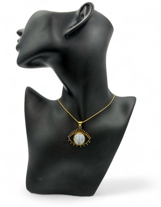Moonstone Eye Pendant