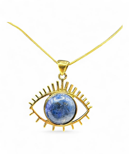 Lapis Eye Pendant