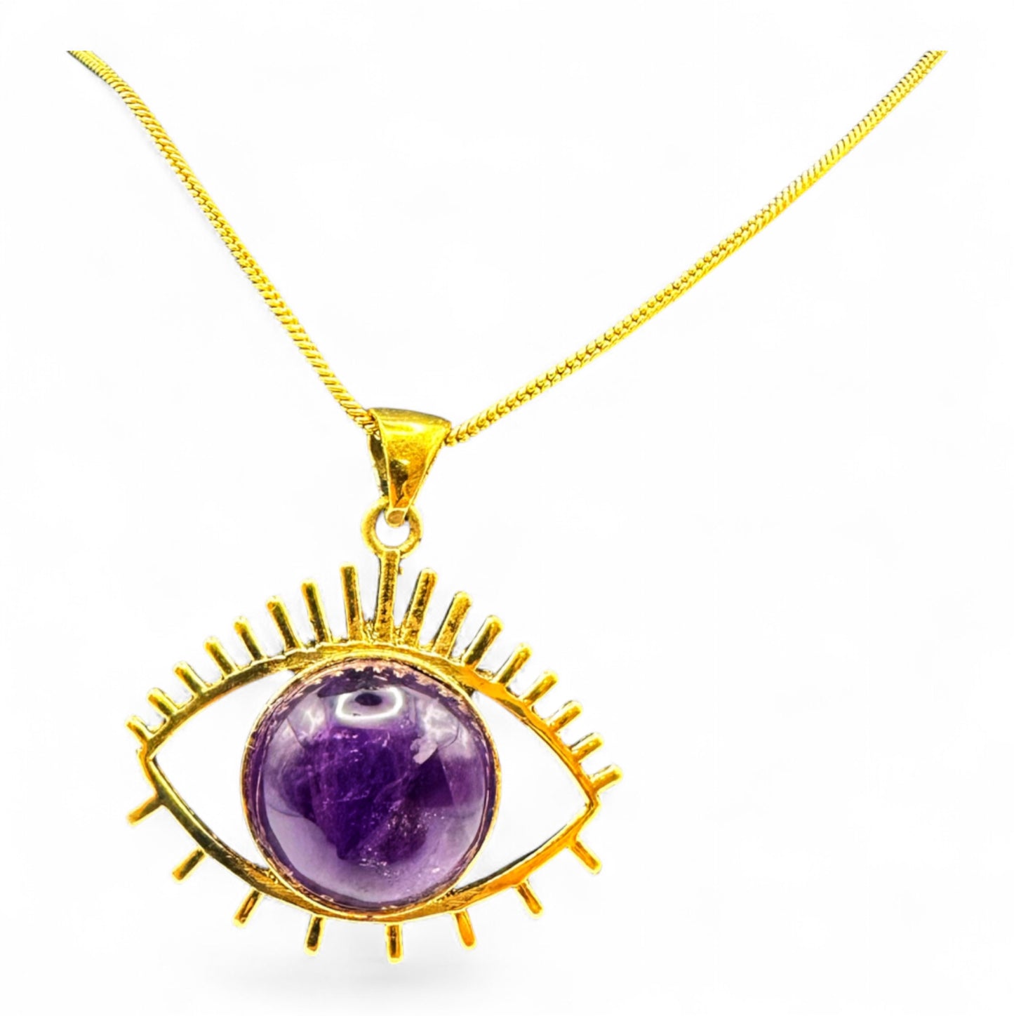 Amethyst Eye Pendant