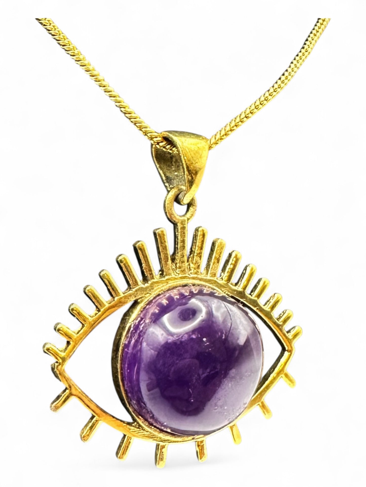 Amethyst Eye Pendant
