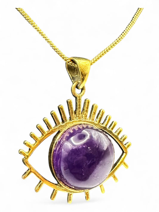 Amethyst Eye Pendant