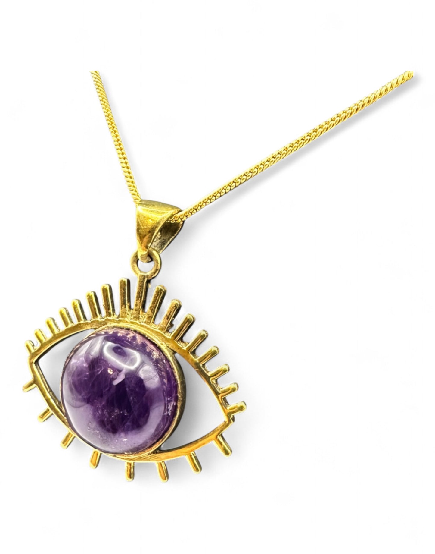 Amethyst Eye Pendant