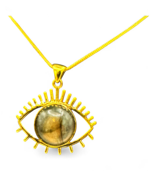 Labradorite Eye Pendant