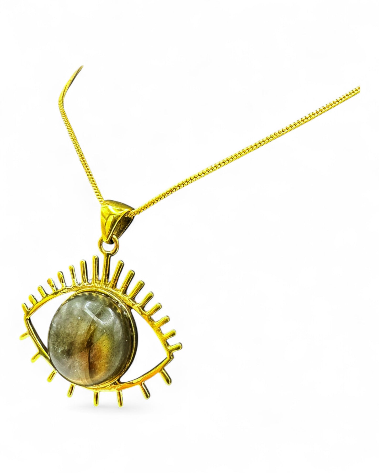 Labradorite Eye Pendant