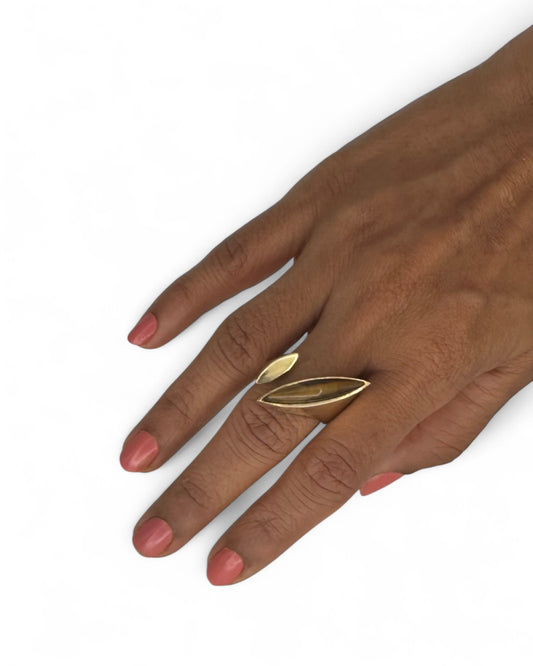 Tiger's Eye Oval Ring