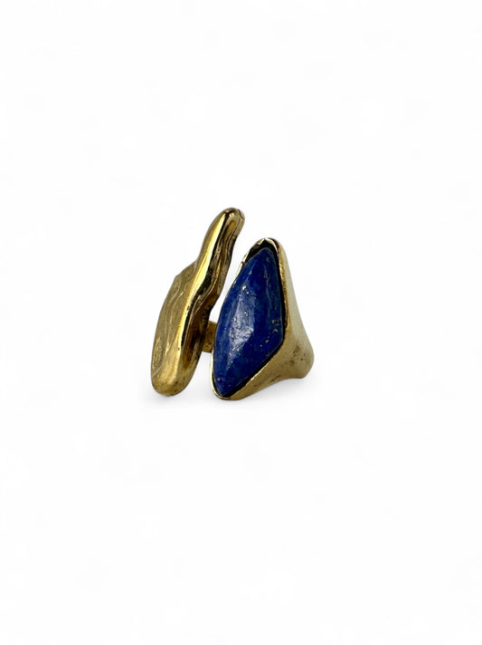 Lapis Wave Ring