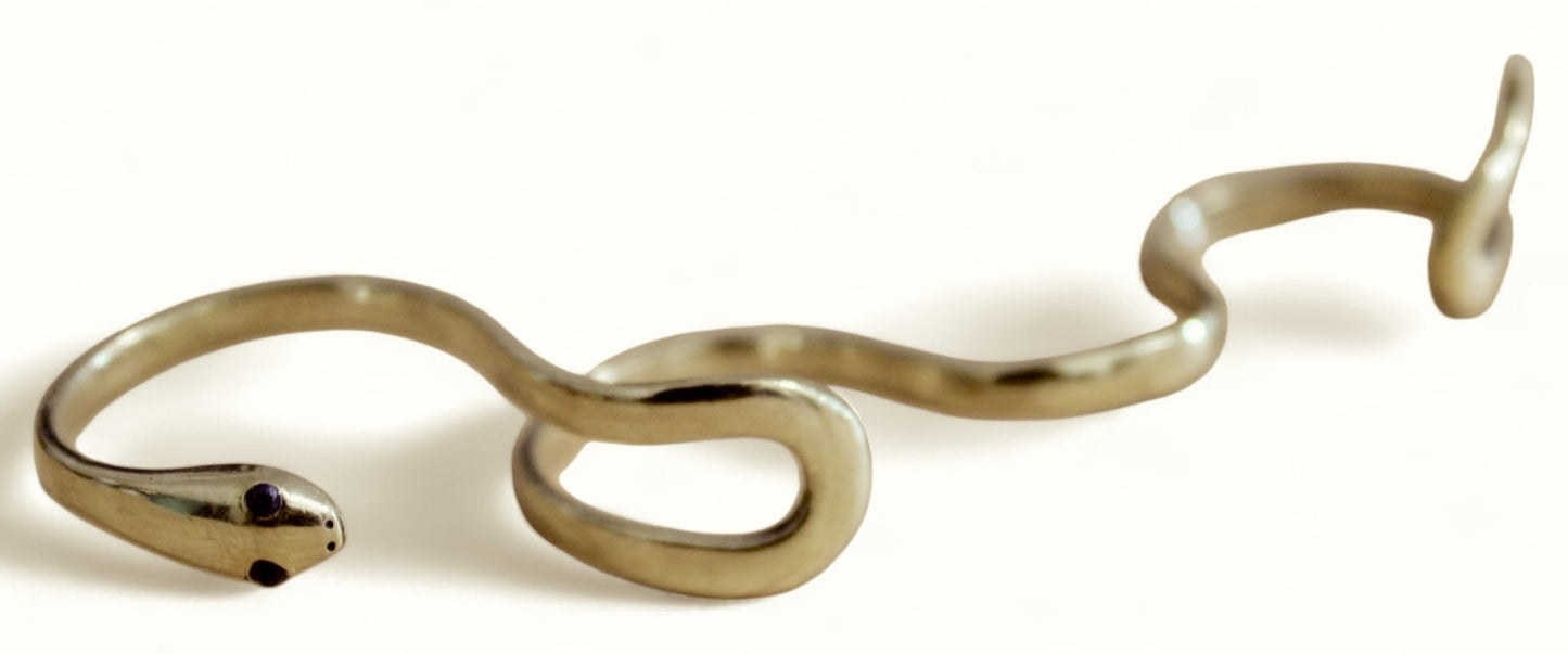 Four finger snake ring