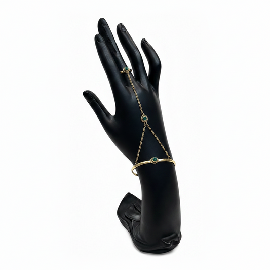 Green Onyx Hand-chain