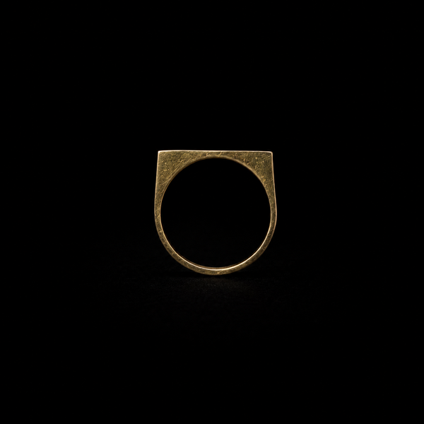Flat Top Signet Ring