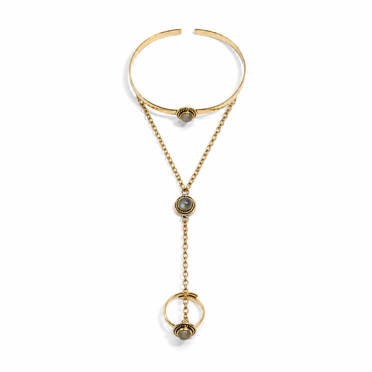 Green Onyx Hand-chain
