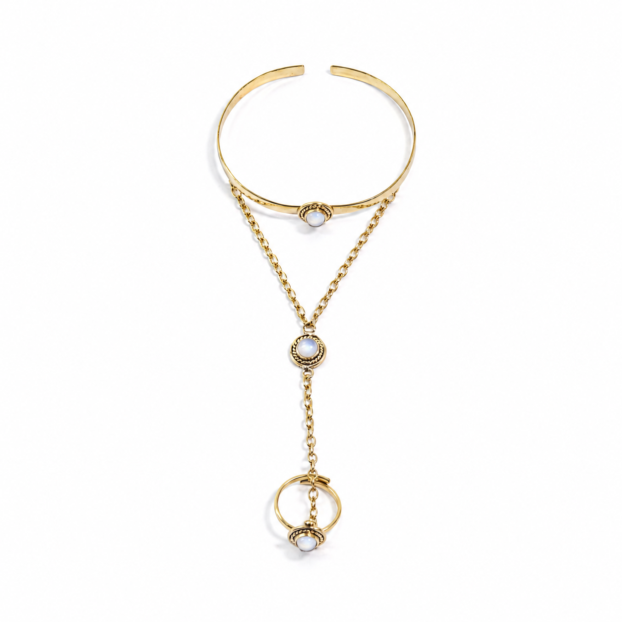 Green Onyx Hand-chain