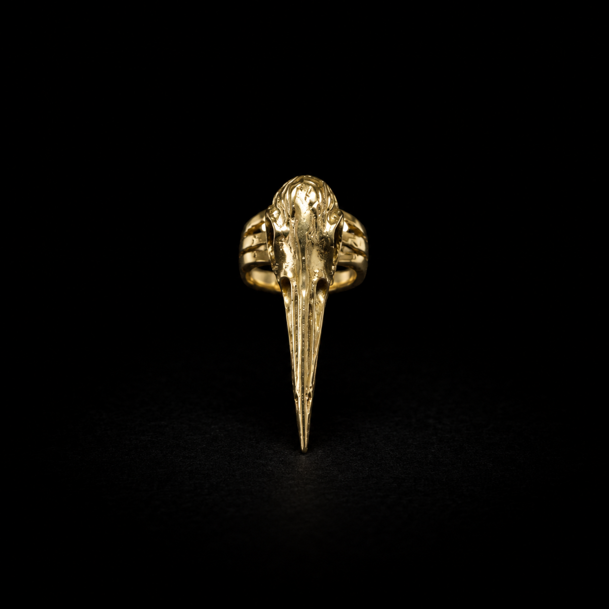 Raven Skull Ring